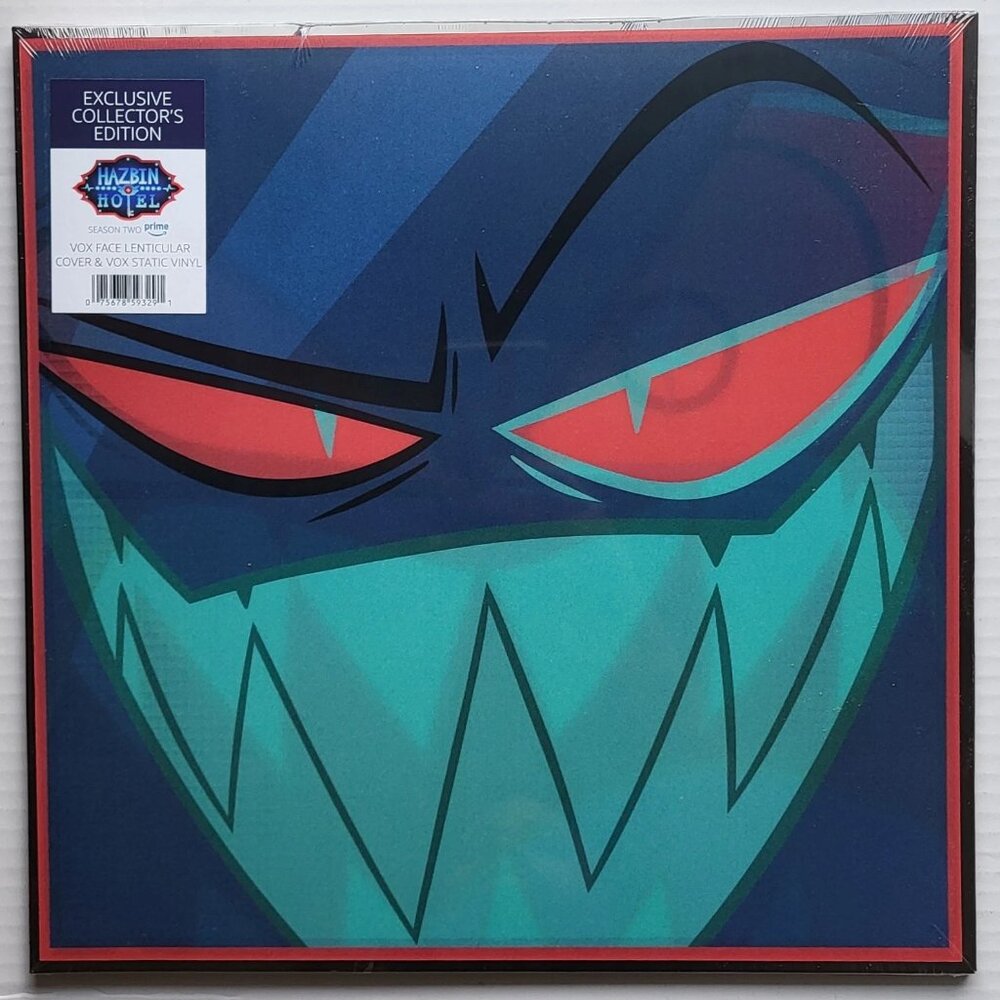 Hazbin Hotel - Season Two Soundtrack Vox Face Lenticular Exclusive - NEW SEALED